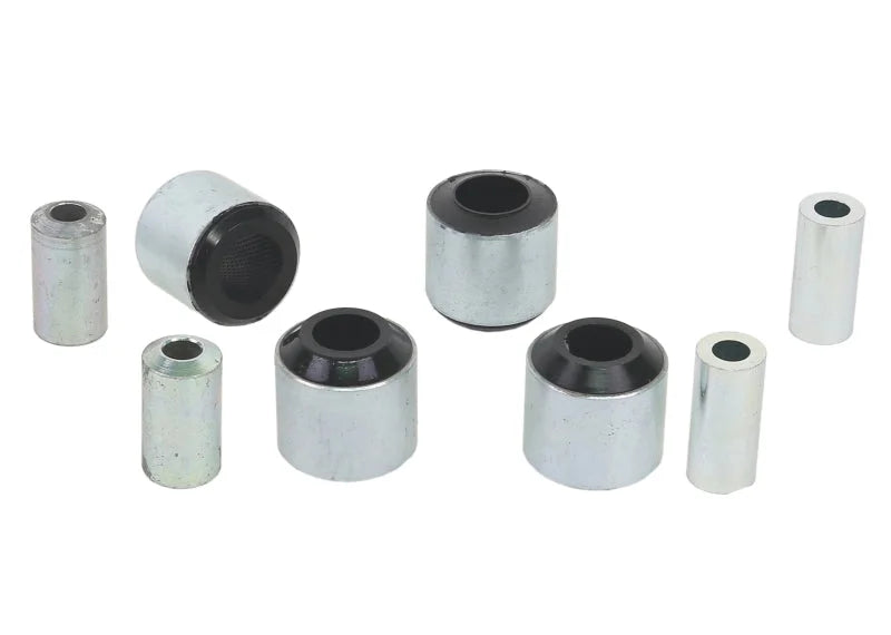 Whiteline Plus BMW 05+ 1 Ser/3/05-10/11 3 Ser Front Control Arm - Upper Inner & Outer Bushing Kit - Side View