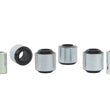 Load image into Gallery viewer, Whiteline Plus BMW 05+ 1 Ser/3/05-10/11 3 Ser Front Control Arm - Upper Inner &amp; Outer Bushing Kit - Back View