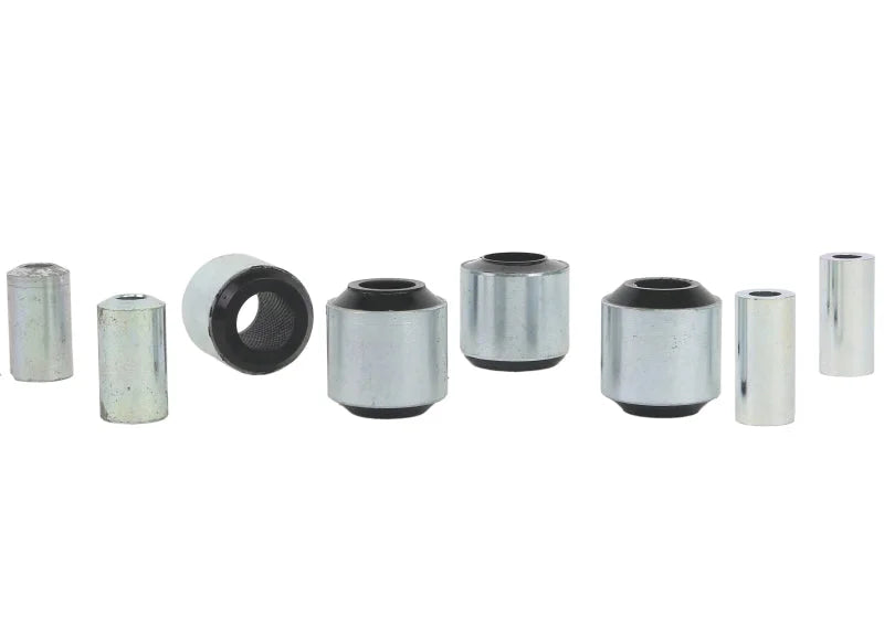 Whiteline Plus BMW 05+ 1 Ser/3/05-10/11 3 Ser Front Control Arm - Upper Inner & Outer Bushing Kit - Back View