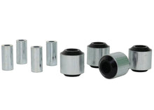 Load image into Gallery viewer, Whiteline Plus BMW 08-11 1 Series / 06-11 3 Series Rear Trailing Arm Lower Front &amp; Rear Bushing - Main Product View