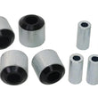 Load image into Gallery viewer, Whiteline Plus BMW 08-11 1 Series / 06-11 3 Series Rear Trailing Arm Lower Front &amp; Rear Bushing - Side View