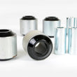 Load image into Gallery viewer, Whiteline Plus BMW 08-11 1 Series / 06-11 3 Series Rear Trailing Arm Lower Front &amp; Rear Bushing - Installation View