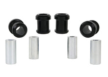 Load image into Gallery viewer, Whiteline Plus Mazda 05+ Miata/MX5/ 7/03-11 RX-8 Front Upper Inner Control Arm Bushing Kit - Installation View