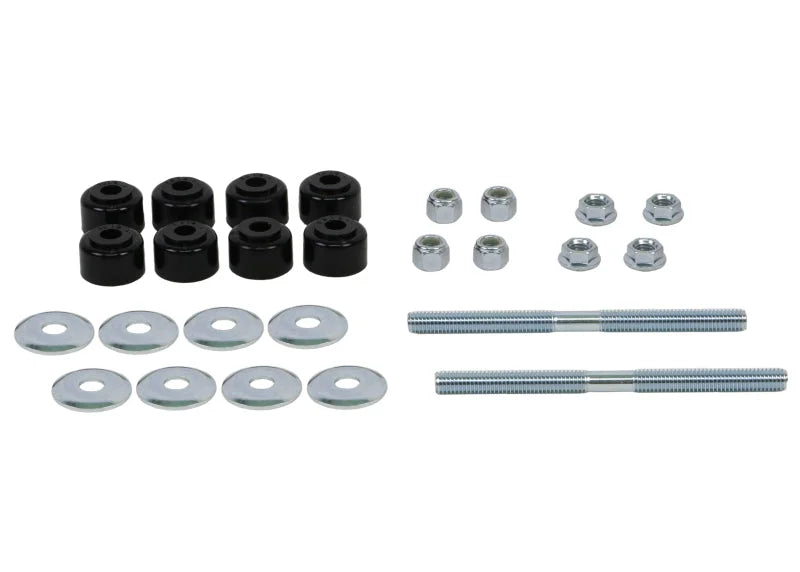 Whiteline Plus Universal Sway Bar Link Threaded Rod w/ Poly Bushes 140mm - Detail View