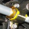 Load image into Gallery viewer, Whiteline Sway Bar Aluminum 17-18mm Lateral Lock Kits - Side View