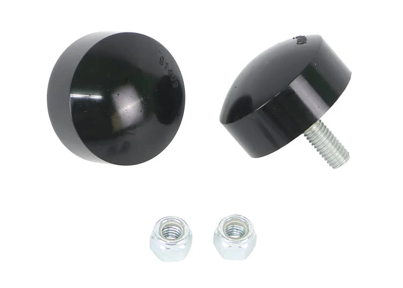 Whiteline Universal Bump Stop Disk (Pair) - H:1in Dia: 2in - Side View