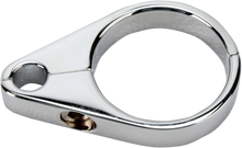 Load image into Gallery viewer, Wild 1 Cable Guide - 1-1/4" - Throttle/Brake - Chrome - Main Product View