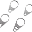 Load image into Gallery viewer, Wild 1 Cable Guide - 1-1/4" - Throttle/Brake - Chrome - Side View