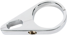Load image into Gallery viewer, Wild 1 Cable Guide - 1-1/4" - Throttle/Idle - Chrome - Main Product View