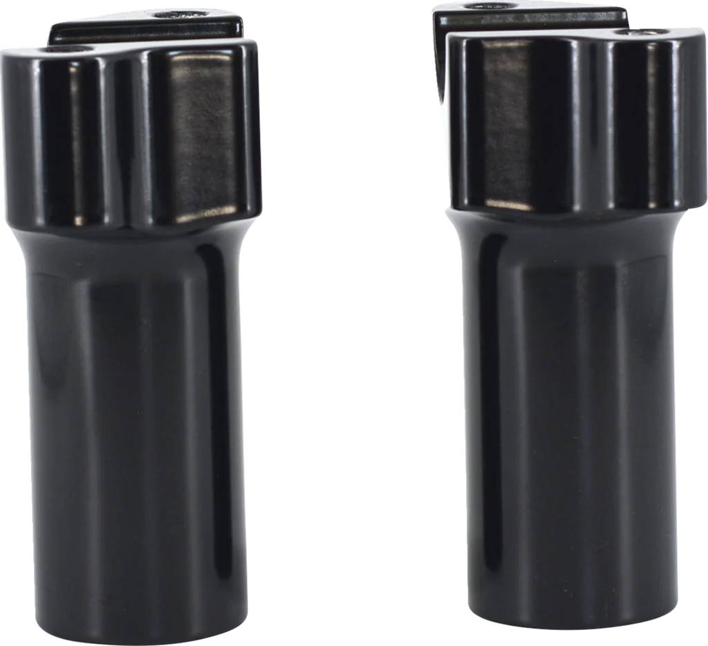 Wild 1 Chubby® Billet Risers - 3-1/2" - Gloss Black - Main Product View