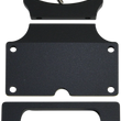Load image into Gallery viewer, Wild 1 Gauge Relocation Bracket - Chrome - Side View