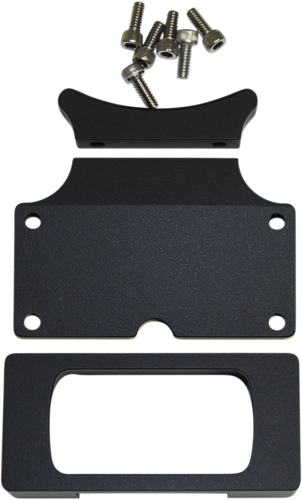 Wild 1 Gauge Relocation Bracket - Chrome - Side View