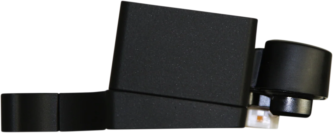 Wild 1 Gauge Relocation Bracket - Satin Black - Side View