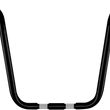Load image into Gallery viewer, Wild 1 Handlebar - Ape Hanger - Springer - 16" - Black - Main Product View
