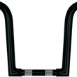 Load image into Gallery viewer, Wild 1 Handlebar - Outlawz - 10" - TBW - Black - Main Product View