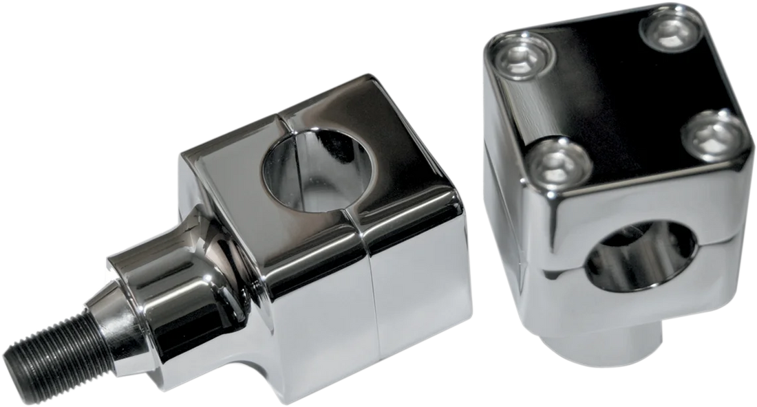Wild 1 Risers - Stubby - Springer - Gloss Black - Side View