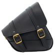 Load image into Gallery viewer, Willie &amp; Max HD Sportsters, Custom Hard Tails Brass Monkey Swingarm Bag Dual Shock - Black