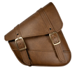 Load image into Gallery viewer, Willie &amp; Max HD Sportsters, Custom Hard Tails Brass Monkey Swingarm Bag Dual Shock - Warm Brown