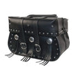 Load image into Gallery viewer, Willie &amp; Max Universal American Classic Straight Saddlebags (14.5 in L x 11.5 in W x 5.5 in H)-Black