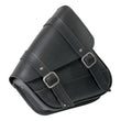 Load image into Gallery viewer, Willie &amp; Max Universal Black Jack Compact Slant Saddlebag Set (12inL x 9.5inH x 5.5 inW) - Black