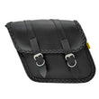 Load image into Gallery viewer, Willie &amp; Max Universal Braided Standard Slant Saddlebags (14 in L x 12 in W x 5.5 H) - Black