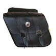 Load image into Gallery viewer, Willie &amp; Max Universal Deluxe Compact Slant Saddlebags (12 in L x 9.5 in W x 5.5 in H) - Black