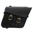 Load image into Gallery viewer, Willie &amp; Max Universal Fit Brass Monkey Compact Slant Saddlebag Set (12inL x 9.5inH x 5.5inW)- Black