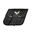 Load image into Gallery viewer, Willie &amp; Max Universal Studded Series Compact Slant Saddlebags (12 in L x 9.5 in W x 5.5 in H)-Black