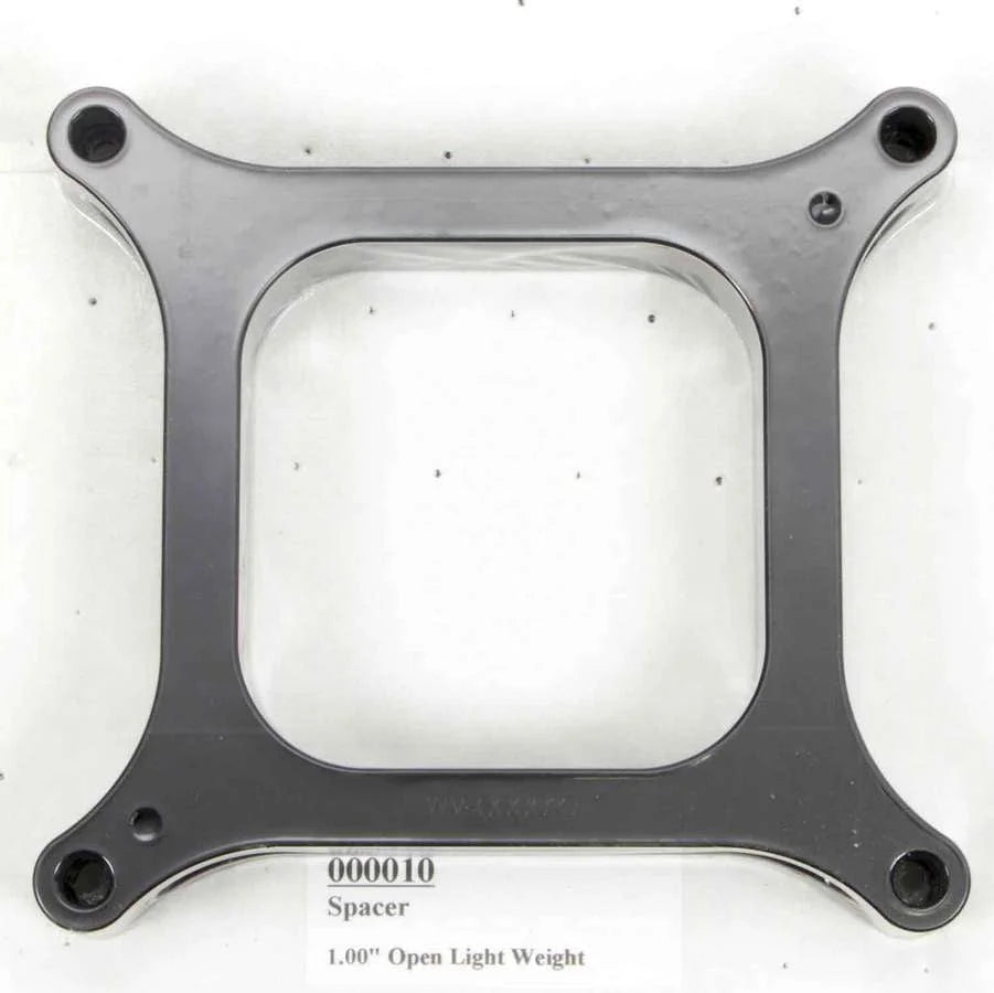 Wilson Manifolds Carburetor Spacer - 4150 1in Open L/W 000010