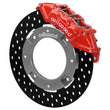 Load image into Gallery viewer, Wilwood 17-21 Can-Am X3RS Red 6-Piston Front Kit 11.25in - Drilled Rotors - Side View