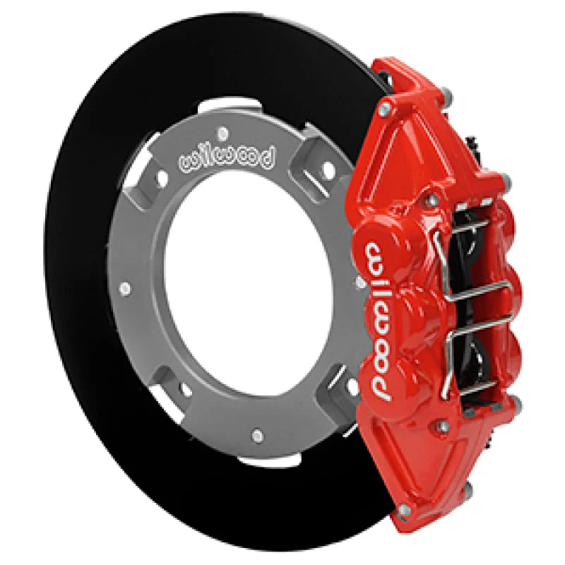 Wilwood 17-21 Can-Am X3RS Red 6-Piston Rear Kit 11.25in - Undrilled Rotors - Main Product View