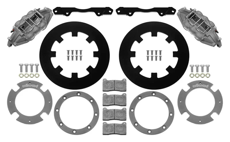 Wilwood 6-Piston Rear Kit 11.25in - Anodized fits 2017-2021 Can-Am X3RS - Side View