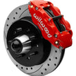Load image into Gallery viewer, Wilwood 63-87 Chevy C10 Narrow Superlite 6R Front Brake Kit Drilled &amp; Slotted 12.19in Rotors - Red
