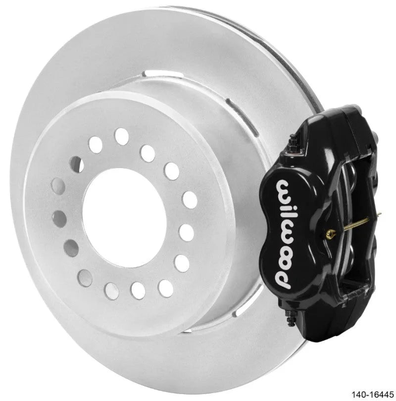 Wilwood 7-5/8in Rear Axle Dynalite Disc Brake Kit 12.19in Rotor -Black Caliper fits Chevrolet