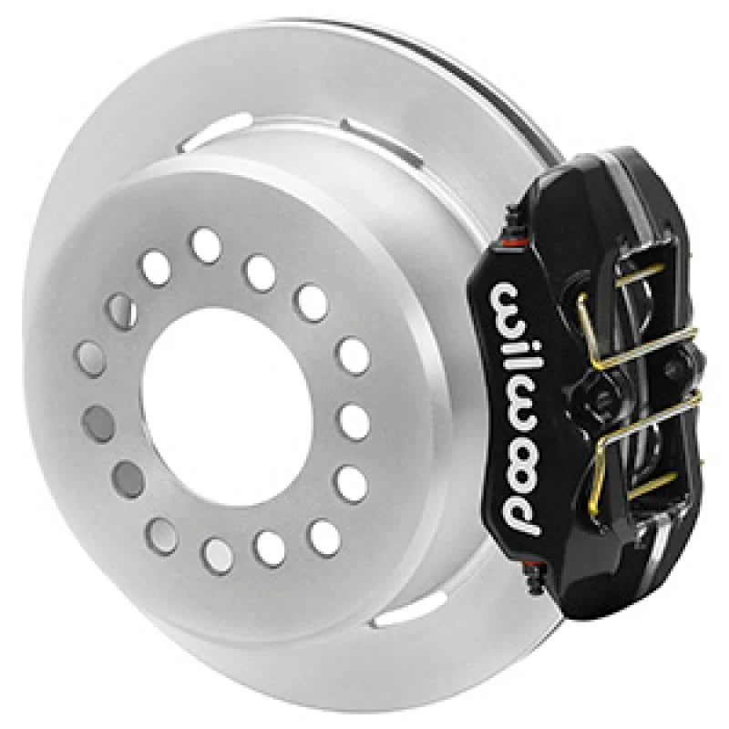 Wilwood 7-5/8in Rear Axle Dynapro Disc Brake Kit 11in Rotor -Black Caliper fits Chevrolet