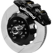 Load image into Gallery viewer, Wilwood 70-81 FBody/75-79 A&amp;XBody AERO6 Frt BBK 14in Rtr Blk Calipers Use w/ Pro Drop Spindle