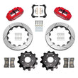 Load image into Gallery viewer, Wilwood 89-02 Nissan Skyline Superlite 4R Rear BBK w/ 13.50in Diameter Slotted Rotor - Red