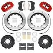 Load image into Gallery viewer, Wilwood 89-98 Nissan 240SX/89-94 Skyline/90-96 300ZX Superlite 6R Front BBK w/ 14in D/S Rotors - Red - Side View