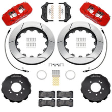 Load image into Gallery viewer, Wilwood 95-98 Nissan Skyline Aerolite 6R Front BBK w/ 14.00in Slotted Rotors &amp; Flexlines - Red