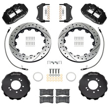 Load image into Gallery viewer, Wilwood 99-02 Nissan Skyline Superlite 6R Front BBK w/ 12.88in D/S Rotors &amp; Flexlines - Black