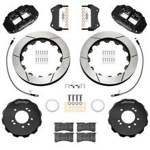 Load image into Gallery viewer, Wilwood 99-02 Nissan Skyline Superlite 6R Front BBK w/ 12.88in Slotted Rotors &amp; Flexlines - Black
