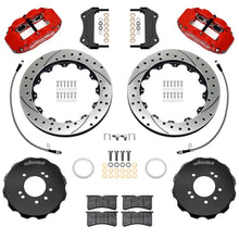 Load image into Gallery viewer, Wilwood 99-02 Nissan Skyline Superlite 6R Front BBK w/ 12.88in Slotted Rotors &amp; Flexlines - Red