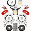 Load image into Gallery viewer, Wilwood AERO4 / MC4 Rear Kit 14.00 Drilled Red 15-23 Mustang w/Lines &amp; Cables