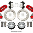 Load image into Gallery viewer, Wilwood AERO4 / MC4 Rear Kit 14.00 Red Currie Pro-Tour Unit Bearing Floater