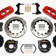 Load image into Gallery viewer, Wilwood AERO4 Rear P-Brake Kit 14.00in Drill Red Ford 8.8 w/2.5in Offset-5 Lug