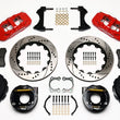 Load image into Gallery viewer, Wilwood AERO4 Rear P-Brake Kit 14.00in Drilled Red 12 Bolt w/ C-Clips fits Chevrolet