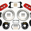 Load image into Gallery viewer, Wilwood AERO4 Rear P-Brake Kit 14.00in Red Small Ford 2.50in Offset