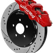 Load image into Gallery viewer, Wilwood AERO6 Front Brake Kit 14.00 Slotted Red w/Lines fits 1994-2004 Ford Mustang Cobra