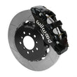 Load image into Gallery viewer, Wilwood AERO6 Front Hat Kit 14.00 Black w/ Lines fits 2000-2006 BMW M3 E46
