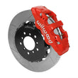 Load image into Gallery viewer, Wilwood AERO6 Front Hat Kit 14.00 Red w/ Lines fits 2000-2006 BMW M3 E46